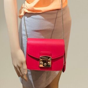 Furla Deep Red  Crossbody Bag
